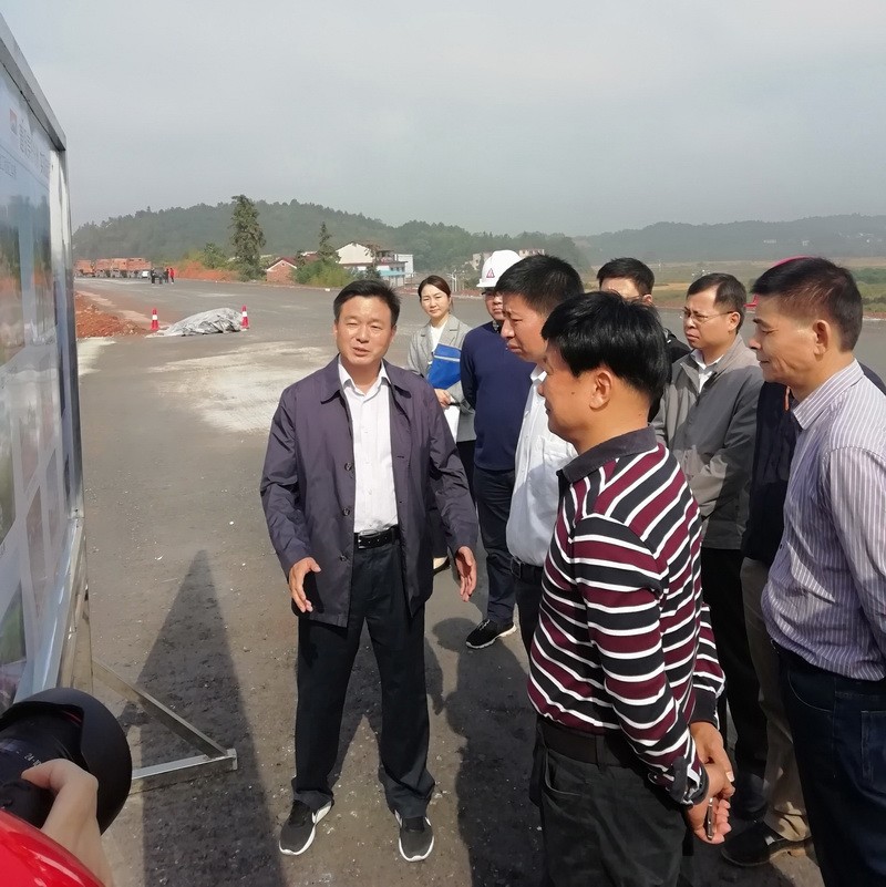 市委副书记王洪斌一行调研重点项目建设1