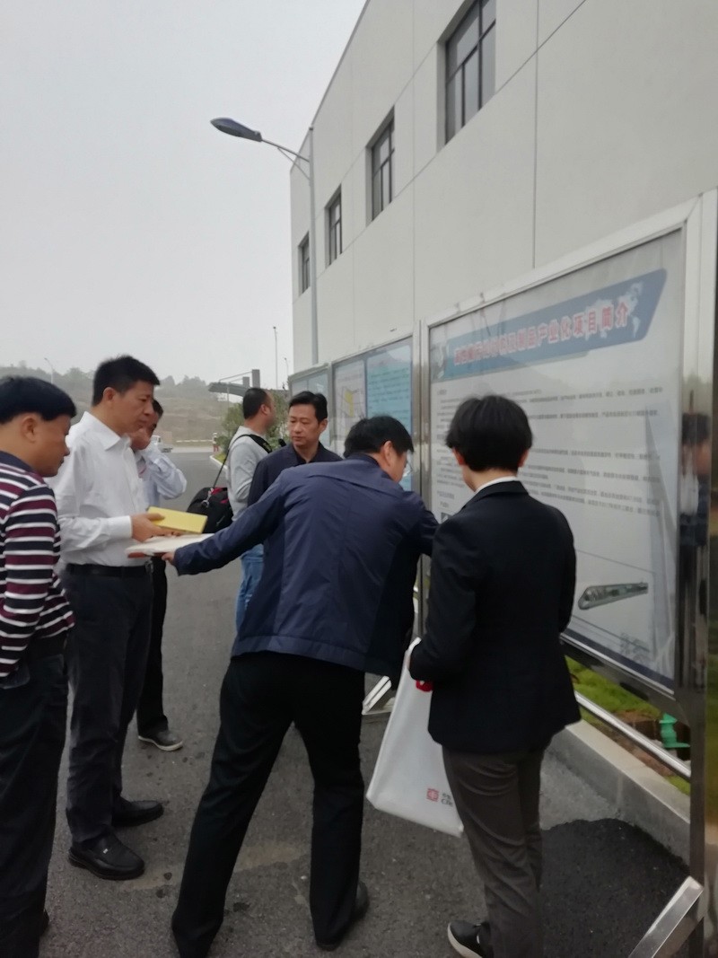 市委副书记王洪斌一行调研重点项目建设2