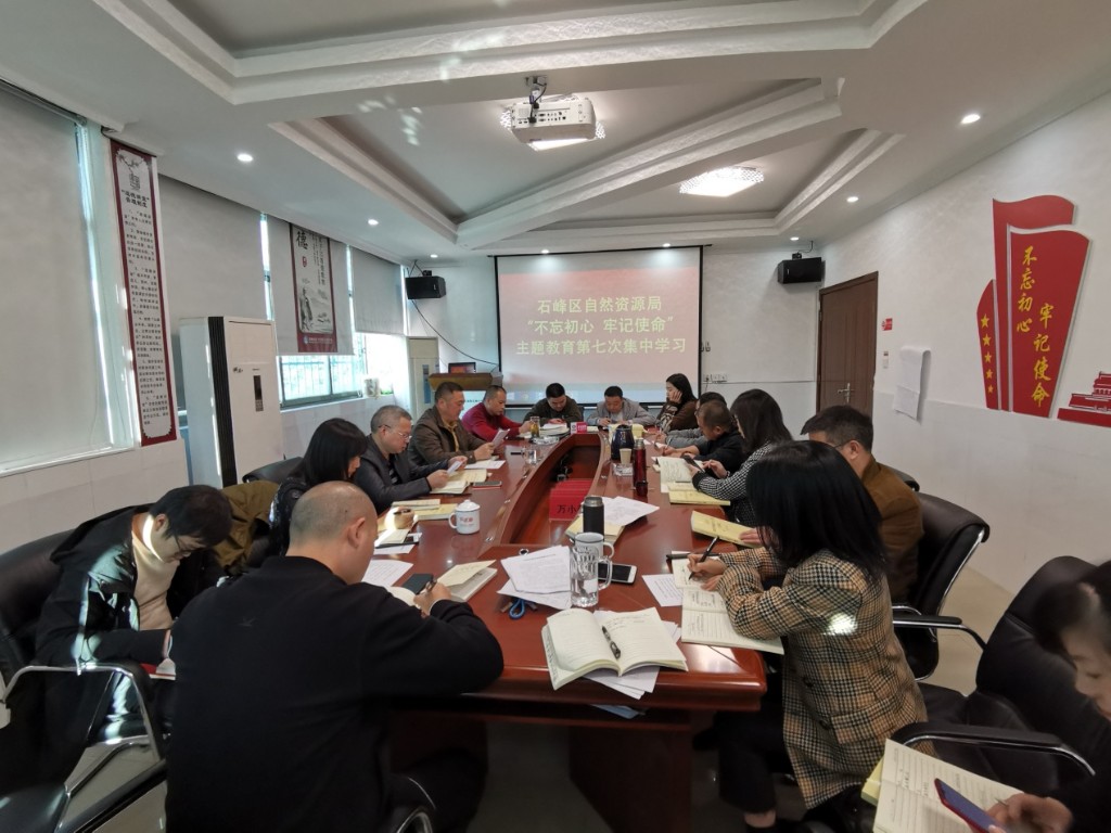 石峰区局:组织开展“不忘初心 牢记使命”主题教育1