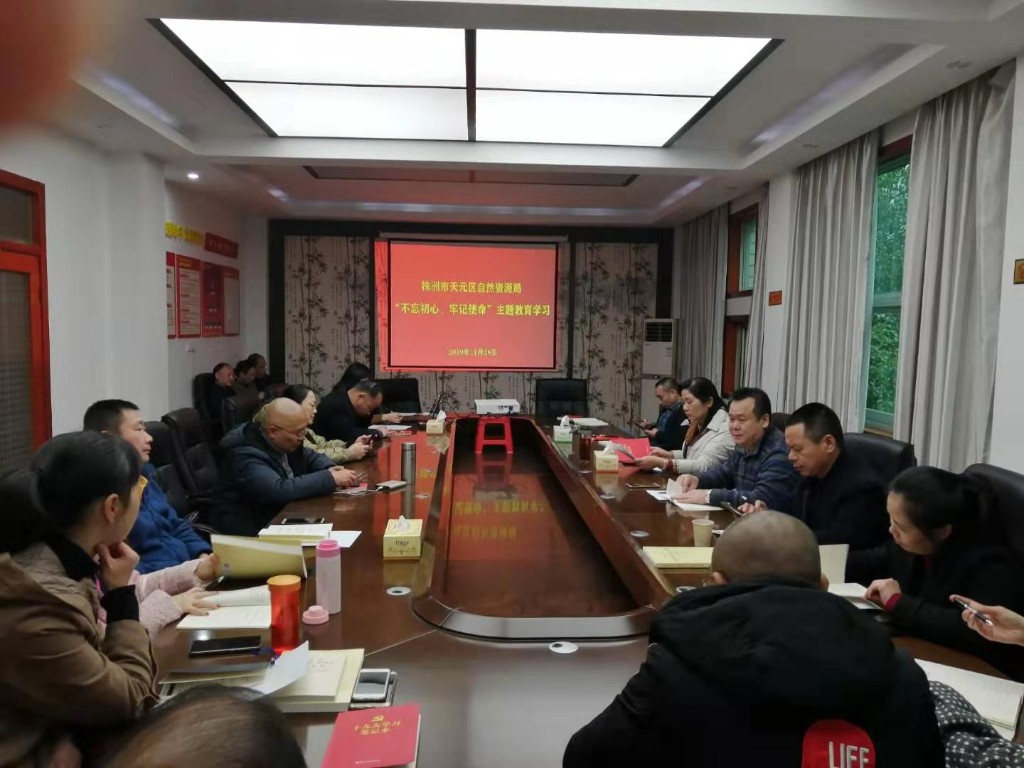 天元区局:党支部组织开展“不忘初心、牢记使命”主题教育第十次集中学习1