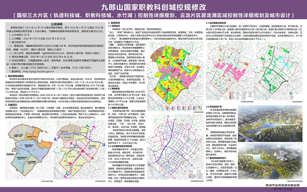 株洲职教城公示展板-挂网